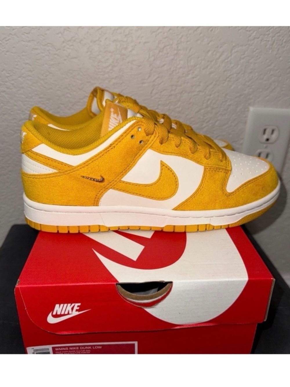 Nike Women’s Dunk Low Sneakers - Yellow/White